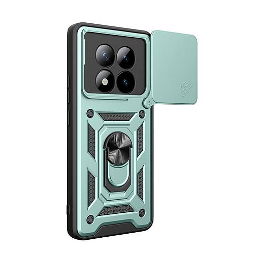 Redmi Note 15 Pro Plus 5G Pars Lens Y�z�kl� Silikon - Ye�il