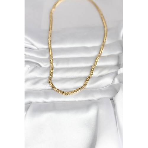 CM 14K Gold Renk Zincir Model 45 cm Kad�n Kolye
