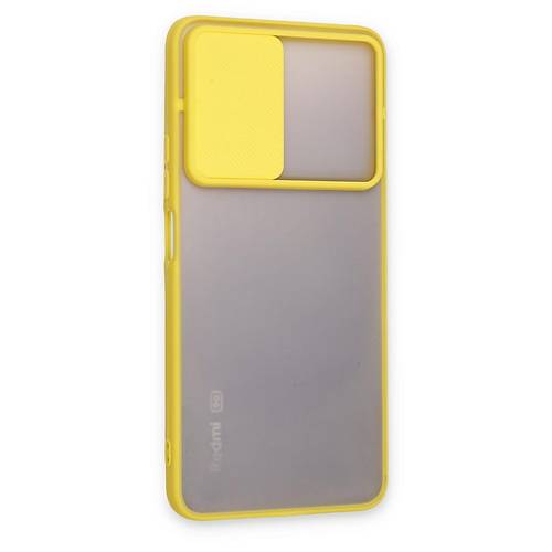 Redmi Note 11 Pro Plus 5G K�l�f Palm Buzlu Kamera S�rg�l� Silikon - Sar�
