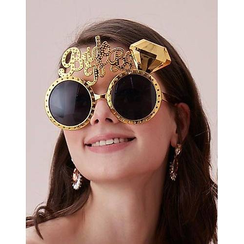 Alt�n Renk Bride To Be Yaz�l� Gelin G�zl��� 15x10 cm