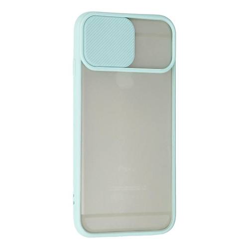 iPhone 6 K�l�f Palm Buzlu Kamera S�rg�l� Silikon - Turkuaz