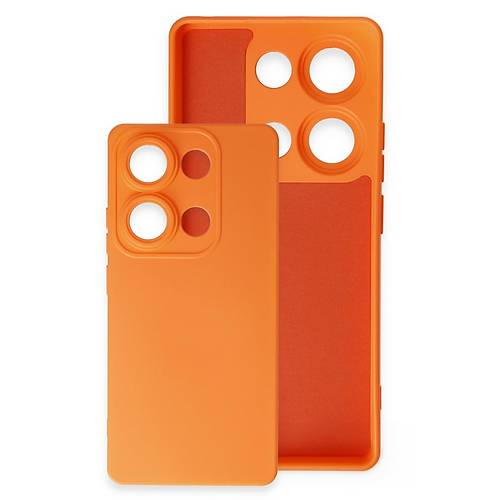 Redmi Note 13 Pro 4G K�l�f Nano i�i Kadife Silikon - K�rm�z�