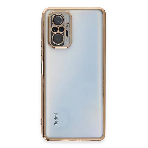 Redmi Note 10 Pro K�l�f Razer Lensli Silikon - Gold