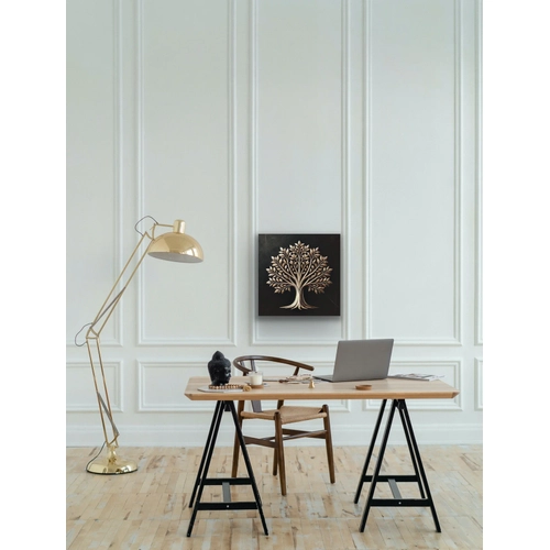 Bronz A�a� Kanvas Tablo 60x60cm