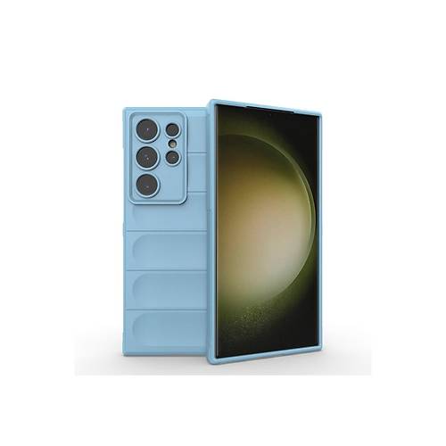Galaxy S24 Ultra K�l�f Optimum Silikon - Sky Blue