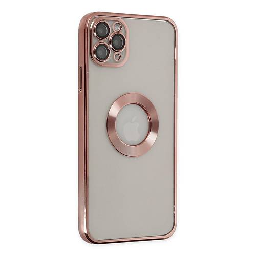 iPhone 11 Pro K�l�f Slot Silikon - Rose Gold