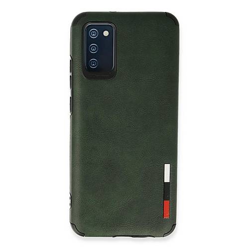Galaxy A03S K�l�f Loop Deri Silikon - Ye�il