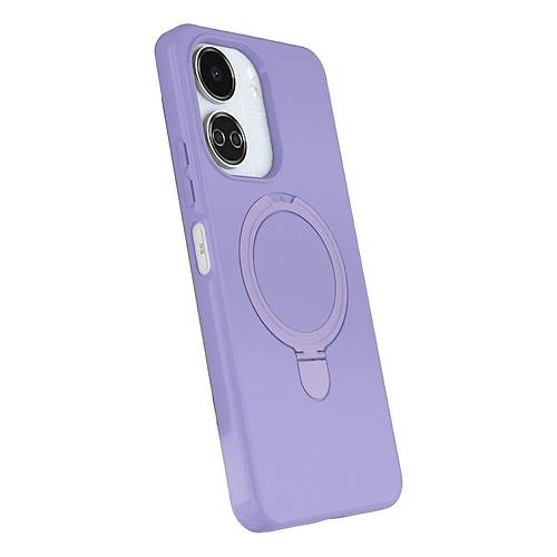 Redmi 13C Regal Magsafe Standl� Kapak - Lila