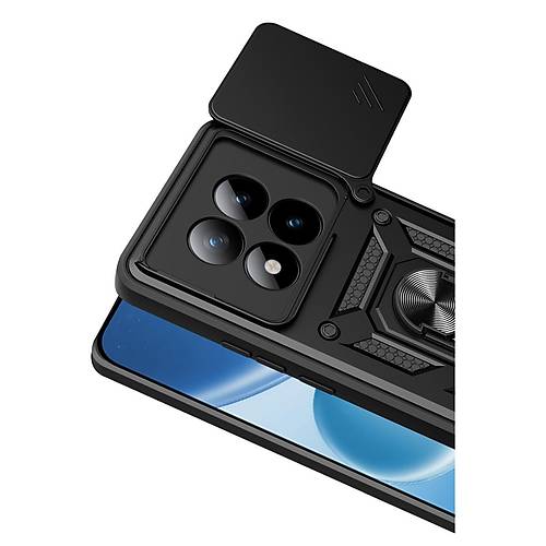 Redmi Note 15 Pro Plus 5G Pars Lens Y�z�kl� Silikon - Siyah