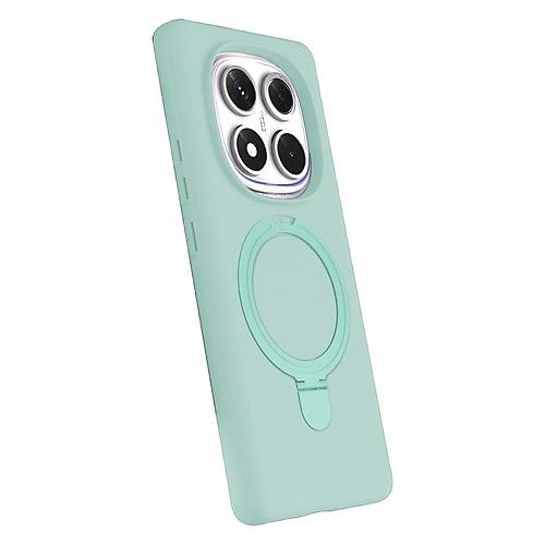 Redmi Note 14 Pro 5G Regal Magsafe Standl� Kapak - Su Ye�ili