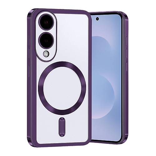 Galaxy S25 Edge Kross Magneticsafe Kapak - Mor
