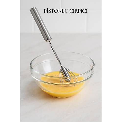 Pistonlu Metal ��rp�c� 30 cm