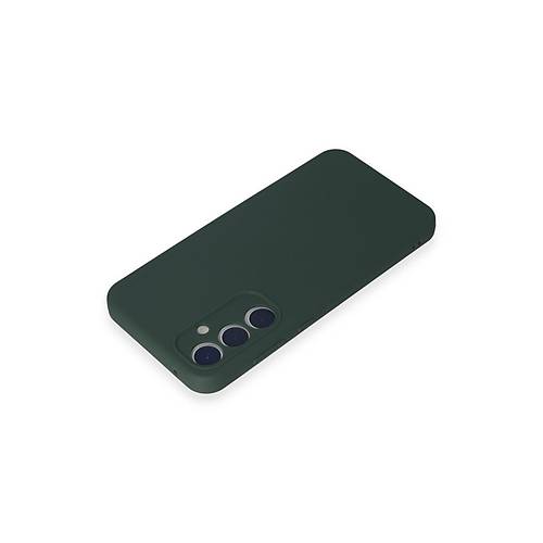 Galaxy A15 4G K�l�f First Silikon - Koyu Ye�il