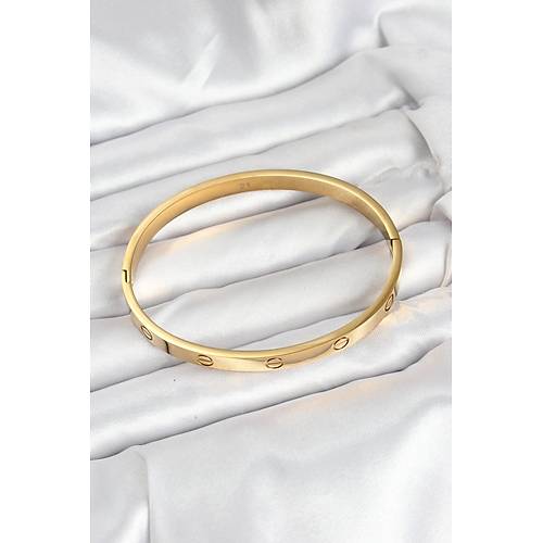 316L �elik Gold Renk 65 mm Kad�n Kelep�e Bileklik