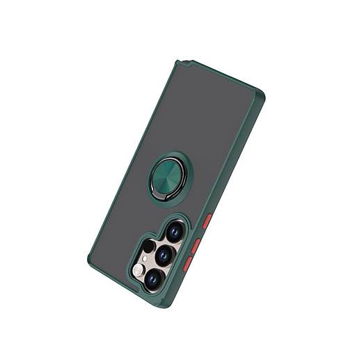 Galaxy S26 Ultra Montreal Y�z�kl� Silikon Kapak - Ye�il