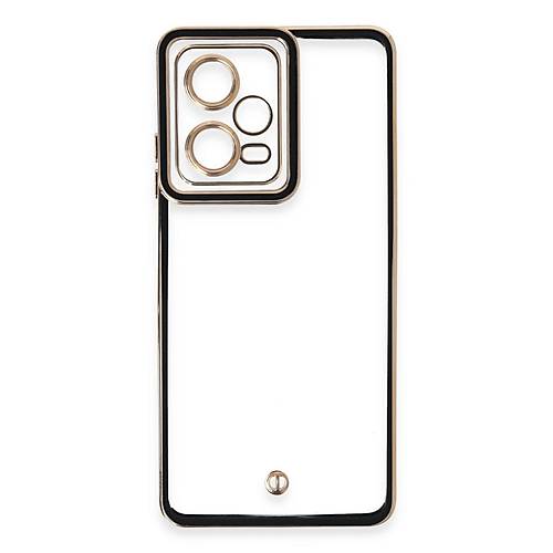 Redmi Note 12 5G K�l�f Liva Lens Silikon - Siyah