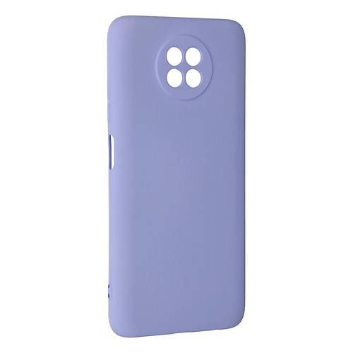 Redmi Note 9 5G K�l�f Nano i�i Kadife Silikon - Lila