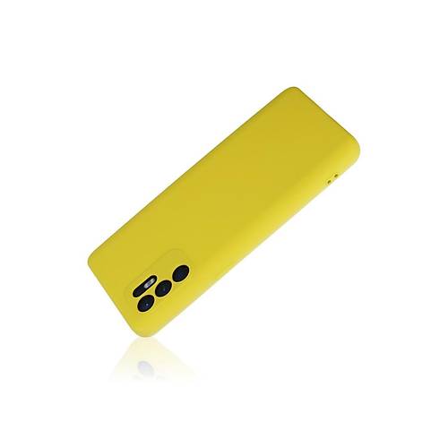 Reno 6 K�l�f Nano i�i Kadife Silikon - Sar�1
