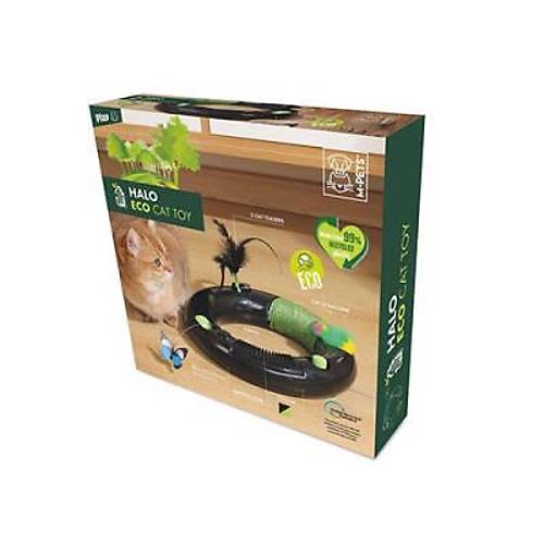Halo Eco Kedi Oyunca�� Siyah 30,5x30,5x5,5 Cm