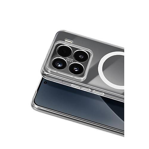 Mi 15 Combo Sert �effaf Magsafe Kapak - �effaf