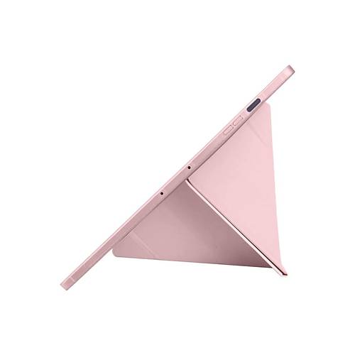 iPad Pro 11 (2024) K�l�f Kalemlikli Hugo Tablet K�l�f� - Rose Gold