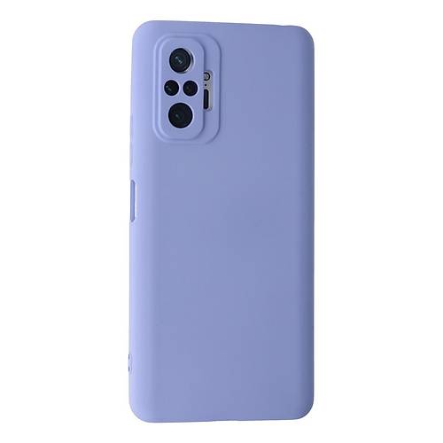 Redmi Note 10 Pro K�l�f Nano i�i Kadife Silikon - Lila