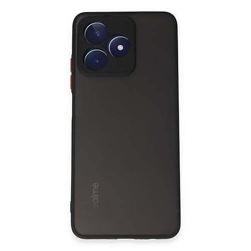 Realme C53 K�l�f Montreal Silikon Kapak - Siyah