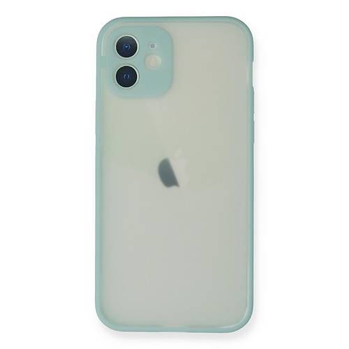 iPhone 11 Pro Max K�l�f Montreal Silikon Kapak - Turkuaz