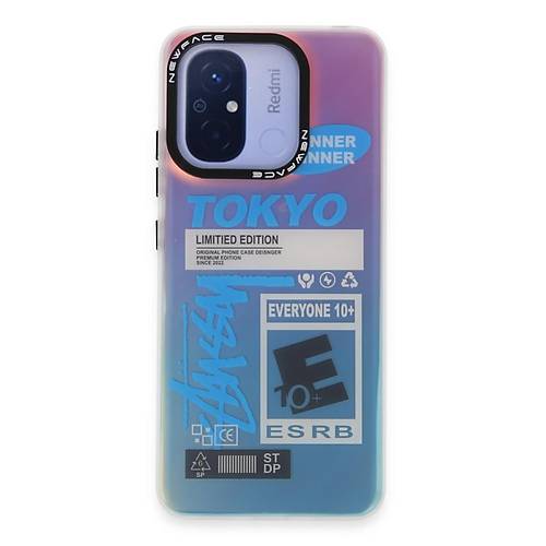 Redmi 12C K�l�f Estoril Desenli Kapak - Estoril - 1