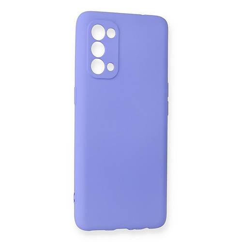 Reno 5 Pro K�l�f First Silikon - Lila