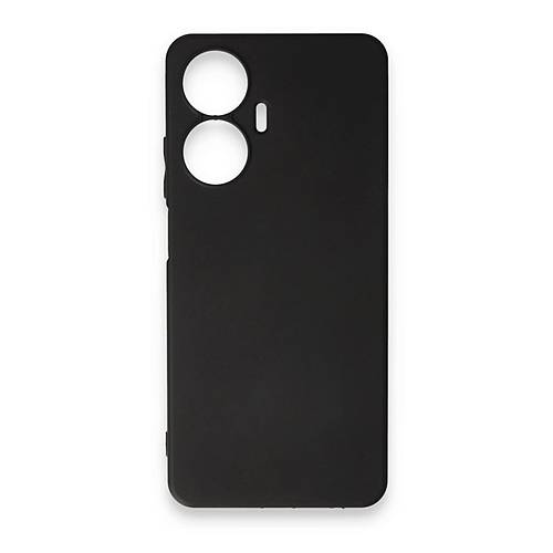 Realme C55 K�l�f First Silikon - Siyah