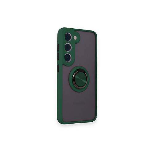 Galaxy M15 K�l�f Montreal Y�z�kl� Silikon Kapak - Ye�il