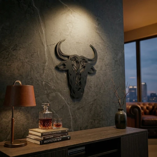 Geometrik Bo�a Duvar Tablosu MDF Lazer Kesim Modern Duvar S�s� Minimal Bo�a Fig�rl� Dekor