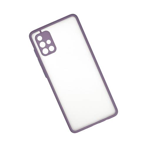 Galaxy A71 K�l�f Montreal Silikon Kapak - Mor