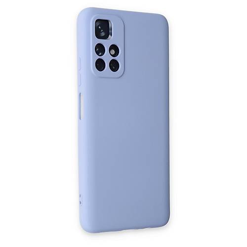 Redmi Note 11T K�l�f Nano i�i Kadife Silikon - Lila
