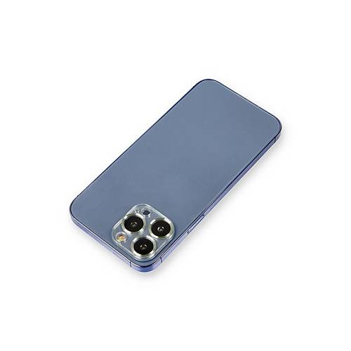 iPhone 13 Pro Max Metal Kamera Lens Koruma Cam - A��k Ye�il