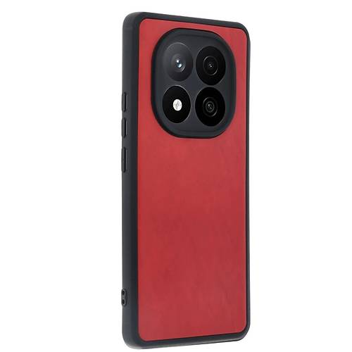 Redmi Note 14 Pro 4G K�l�f Aras Deri Kapak - K�rm�z�