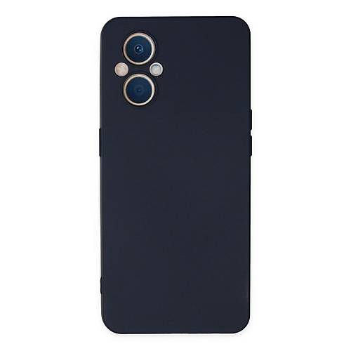 Reno 7 Lite K�l�f Nano i�i Kadife Silikon - Lacivert