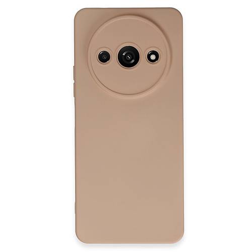 Redmi A3 4G K�l�f Nano i�i Kadife Silikon - Pudra