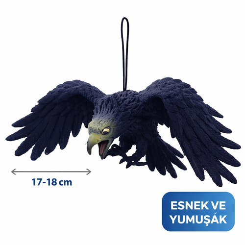 As�labilir Lateks Kartal Dekor S�s� Siyah 17-18 cm