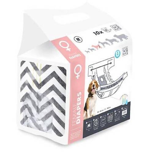 Diapers Di�i K�pekler ��in K�lot Bez Medium 10 lu 30x42,5 Cm