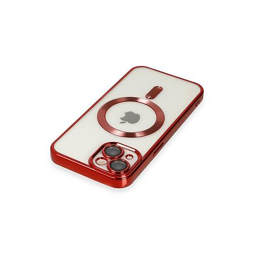 iPhone 14 Plus K�l�f Kross Magneticsafe Kapak - K�rm�z�