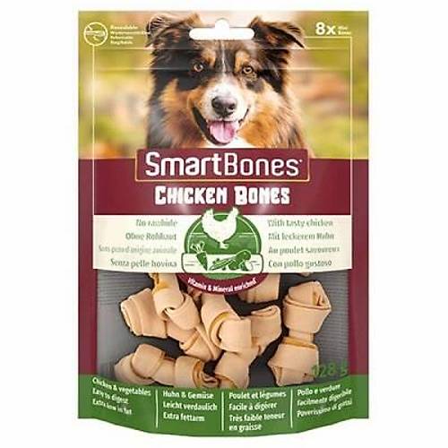 SmartBones Tavuklu D���m K�pek �d�l Kemi�i Mini 128 Gr