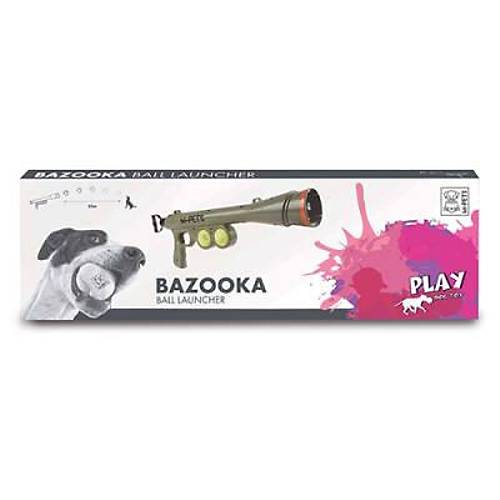 Bazooka Top F�rlat�c� K�pek Oyunca�� Ye�il 19x9,5x60 Cm