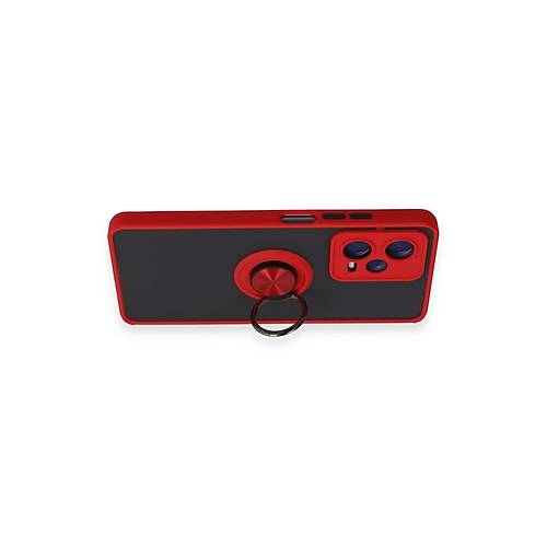 Redmi Note 12 5G K�l�f Montreal Y�z�kl� Silikon Kapak - K�rm�z�