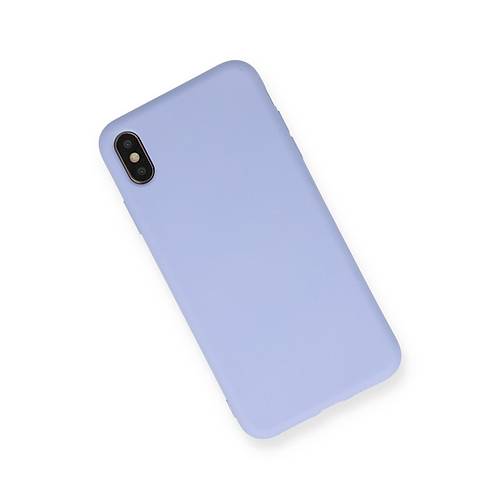 iPhone X K�l�f Nano i�i Kadife Silikon - Lila