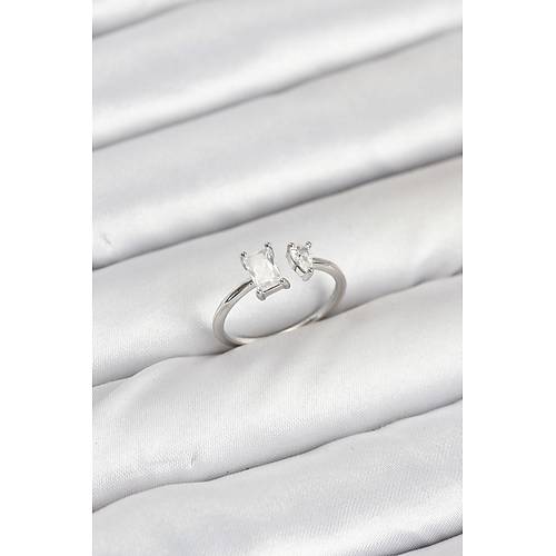 Pirin� Gold Renk Zirkon Ta�l� Kad�n Y�z�k