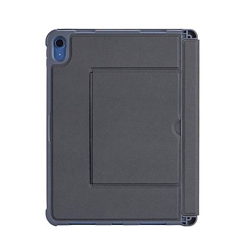 T5508D iPad 2022 10.9 (10.Nesil) K�l�f Palermo Ledli Klavyeli Standl� Tablet K�l�f� - Siyah
