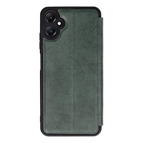 Galaxy A05 K�l�f Flip Cover - Koyu Ye�il