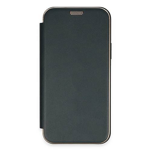 iPhone 12 K�l�f Dolpin Kapakl� - Koyu Ye�il